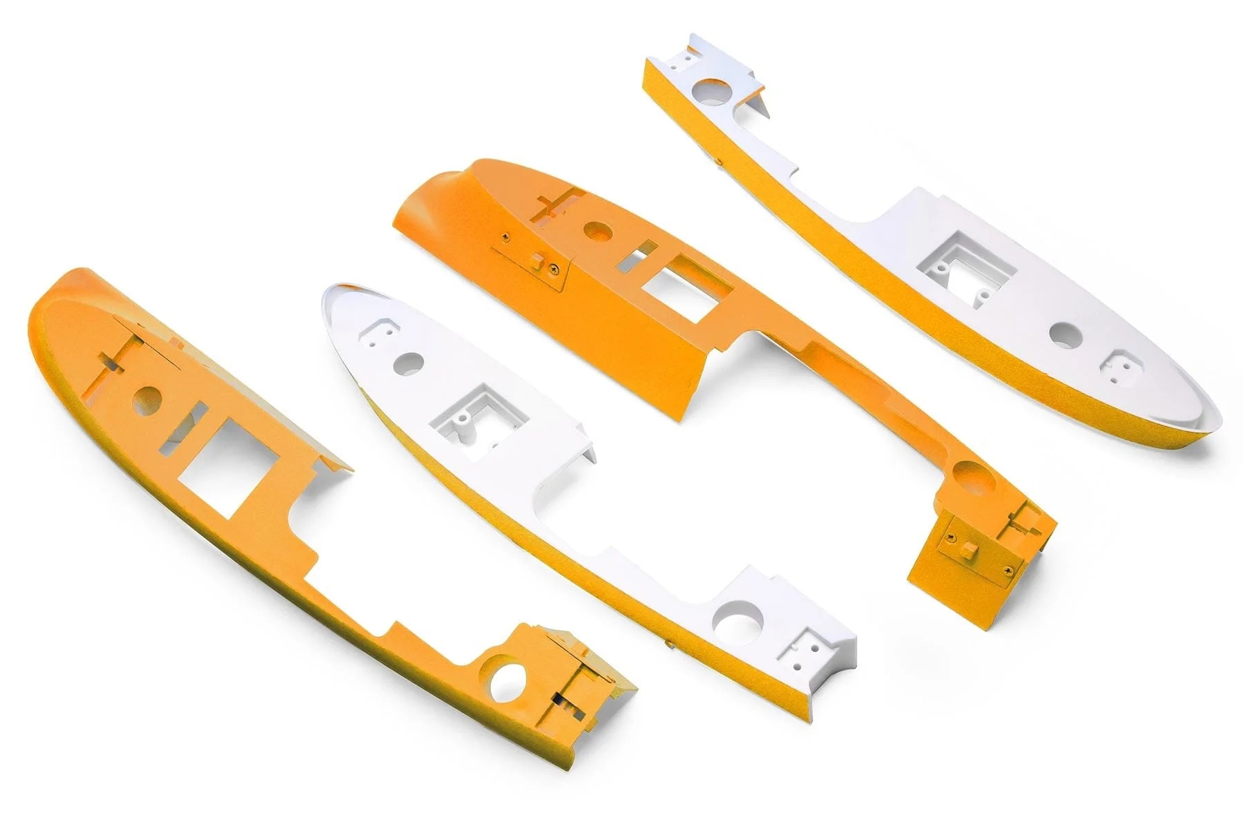 Freewing 90mm EDF Zeus Main Wing Plastic Parts - Orange zeus