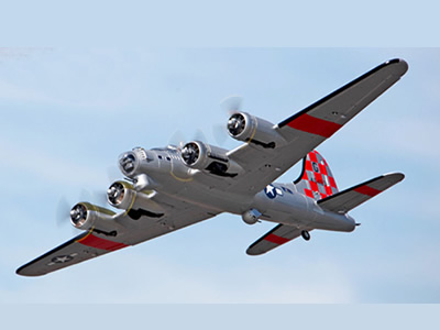 FreeWing B17 1600MM Flying Fortress EPO Foam PNP Silver RC Airplane 
