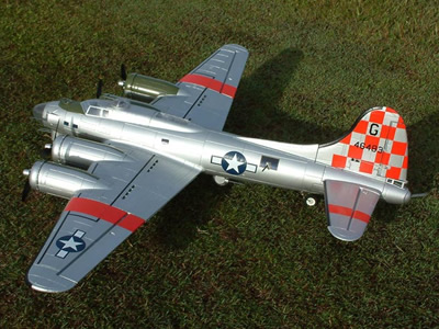 FreeWing B17 1600MM Flying Fortress EPO Foam PNP Silver RC Airplane 