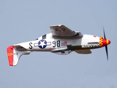 Freewing P-51D HP Old Crow 1410mm Wingspan PNP RC Airplane