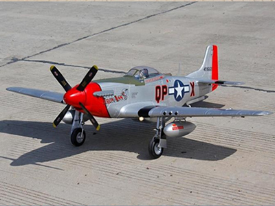 Freewing P-51D Iron Ass Super Scale 1410mm (55 inch) Wingspan - PNP Rc Airplane