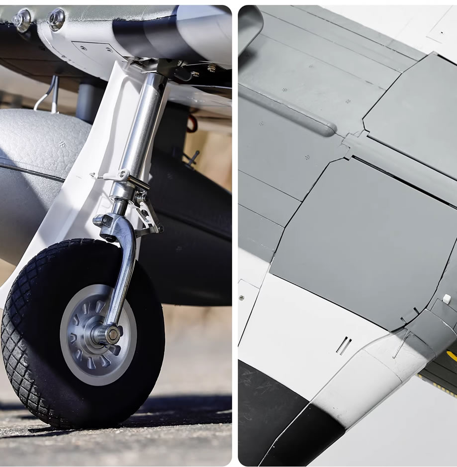 FlightLine P-51D Mustang 1600mm (63 inch) Wingspan - PNP RC Airplane