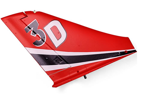 Freewing 90mm EDF Ares 3D Vertical Stabilizer Red FJ3231104