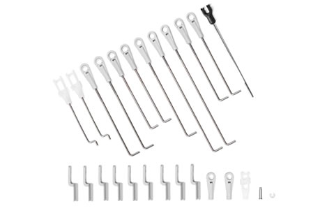 Freewing 90mm EDF Ares 3D Pushrod Set FJ3231111