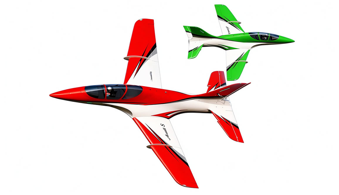 Freewing Avanti S Green High Performance 90mm EDF Sport 6S PNP Jet