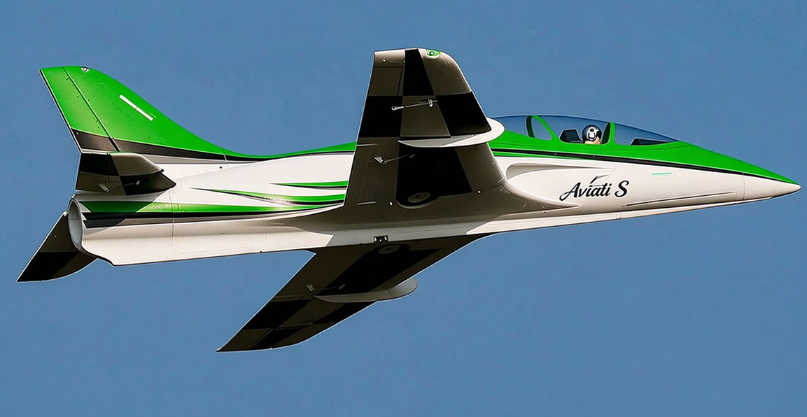 Freewing Avanti S Green High Performance 90mm EDF Sport  6S PNP Jet