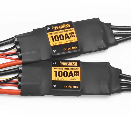 Freewing 100A V2 Dual ESC With 10A UBEC  Reverse Brake Function