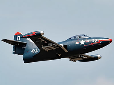 Freewing F9F Panther 70mm EDF Jet ARF Plus RC Airplane 