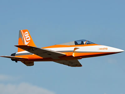 Freewing Zeus v2 90mm EDF Sport ARF Plus  Orange Jet RC Airplane